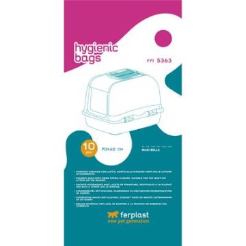 Ferplast Sacchetti Igienici per Toilette Gatto 70X40 cm