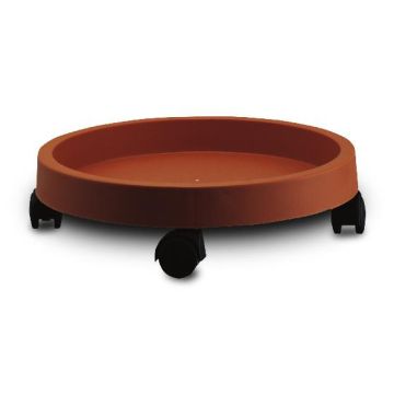 Plastecnic Carrello Lem Sottovaso con Rotelle