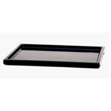 Crespi Bonsai Sottovasi Rettangolari in PVC Nero