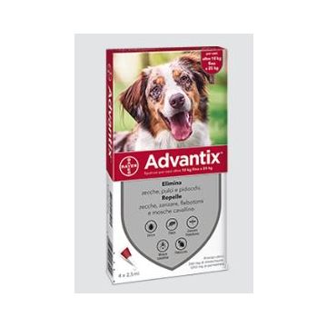 Advantix Spot On per Cani di Taglia Media (10-25 kg)