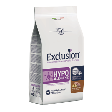 Exclusion Diet Hypoallergenic con Coniglio e Patate 3kg