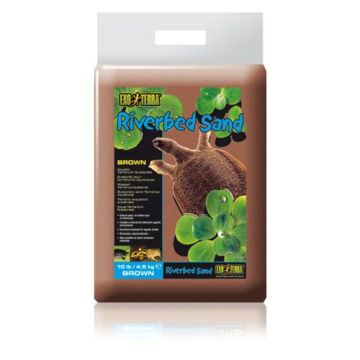 Exo Terra Riverbed Sand Brown - Substrato per Terrario Acquatico