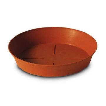 Plastecnic Sottovaso Export in Plastica Color Terracotta