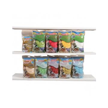 Ricciolini Di Carta Rody  -Colore Legno Naturale- Per Criceti E Altri Roditori - 25gr
