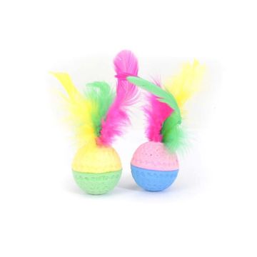 Camon Palline in Spugna con Piume