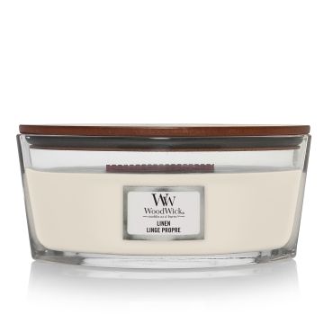 Woodwick Candela Ellipse Jar Linen