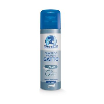Bayer Shampoo Mousse A Secco Gatti con Talco 200 ml