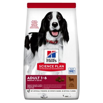 Hill's Science Plan Canine Adult Medium con Agnello e Riso